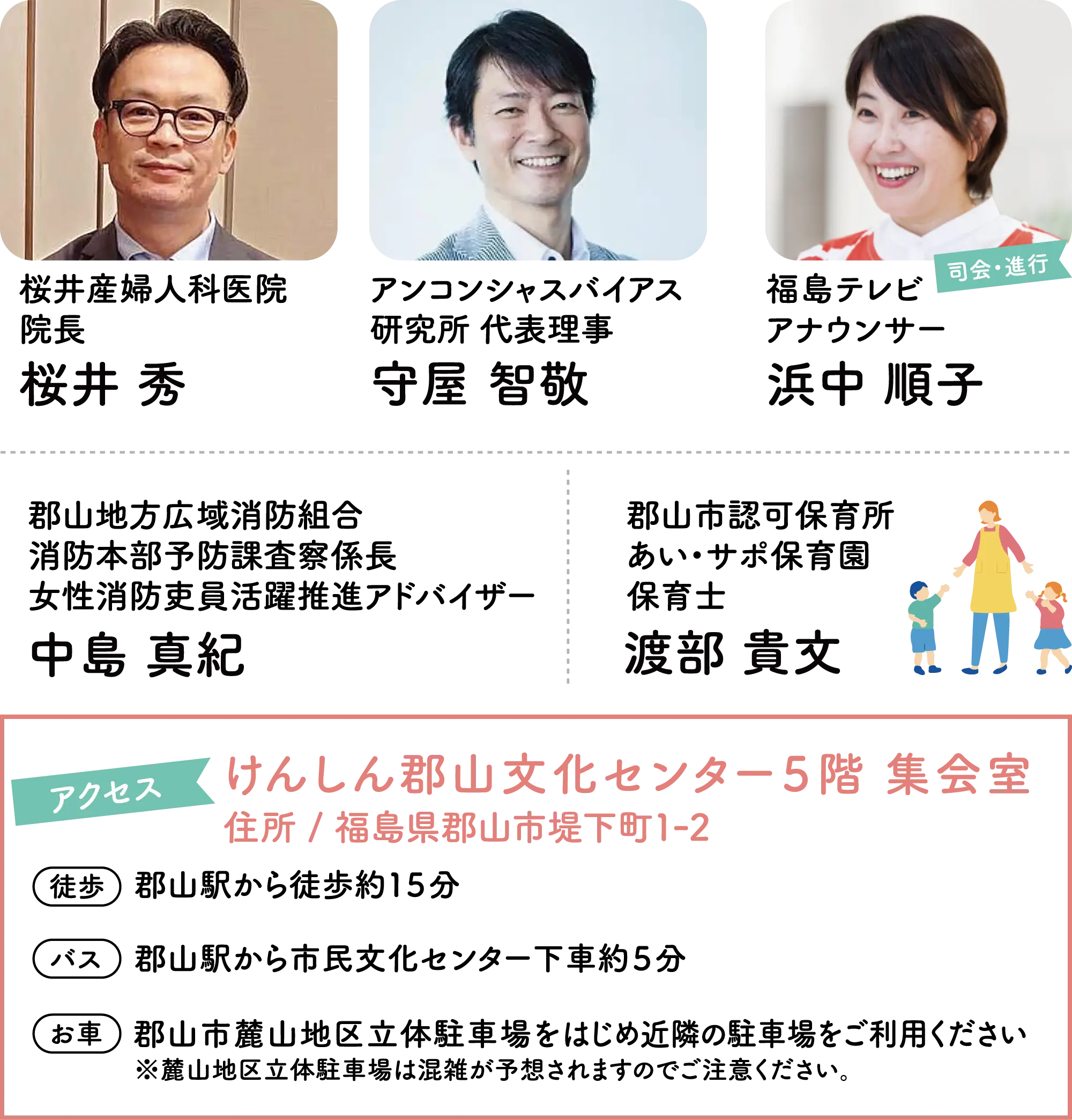 出演者とアクセス